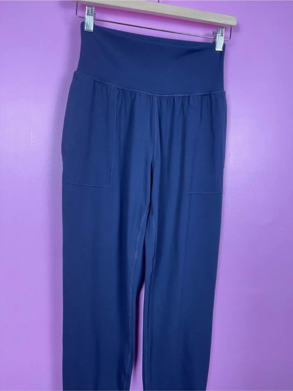 Athleta Salutation High Rise Jogger Navy Powervita Women’s Small